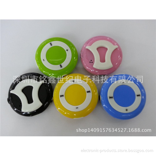 round mini mp3 player with screen no memory music mp3 player